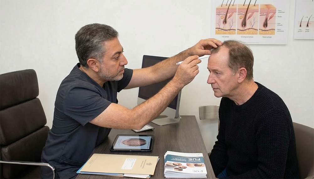does minoxidil work, minoxidil for hair loss, hair loss consultation, hair loss treatment London
